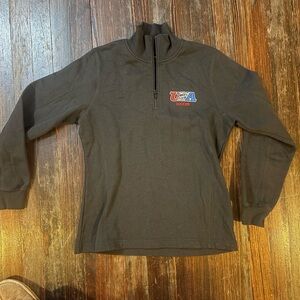 Black USA Soccer womens quarterzip